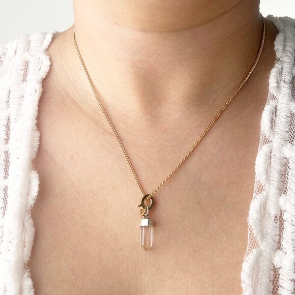 Solid Yellow Gold 18K Connector Charm clip for Add on charms, Charm enhancer - Picture 7 of 7